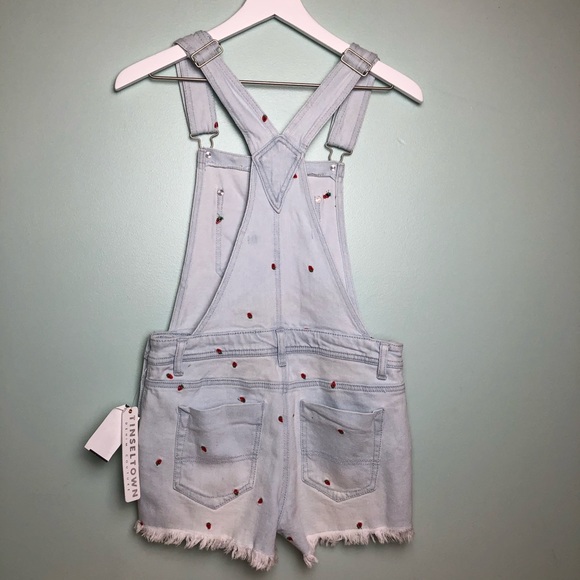 SOLD.  NWT Tinseltown Overall Shorts - Picture 5 of 9